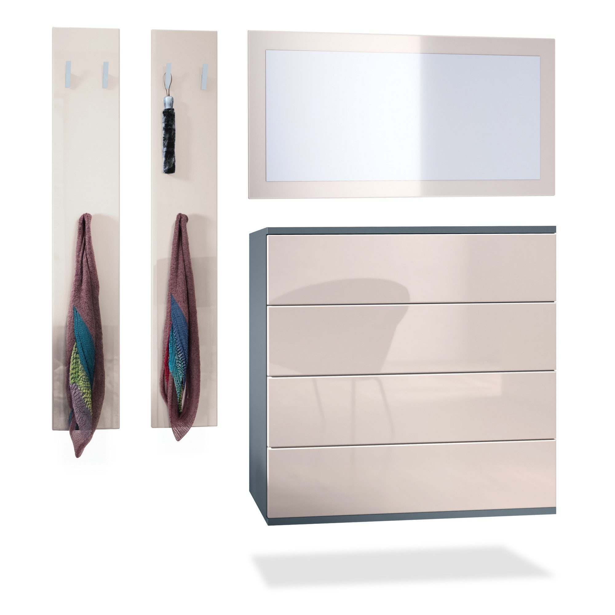 Vladon Garderoben-Set Horizon, (Garderoben-Set, bestehend aus günstig online kaufen