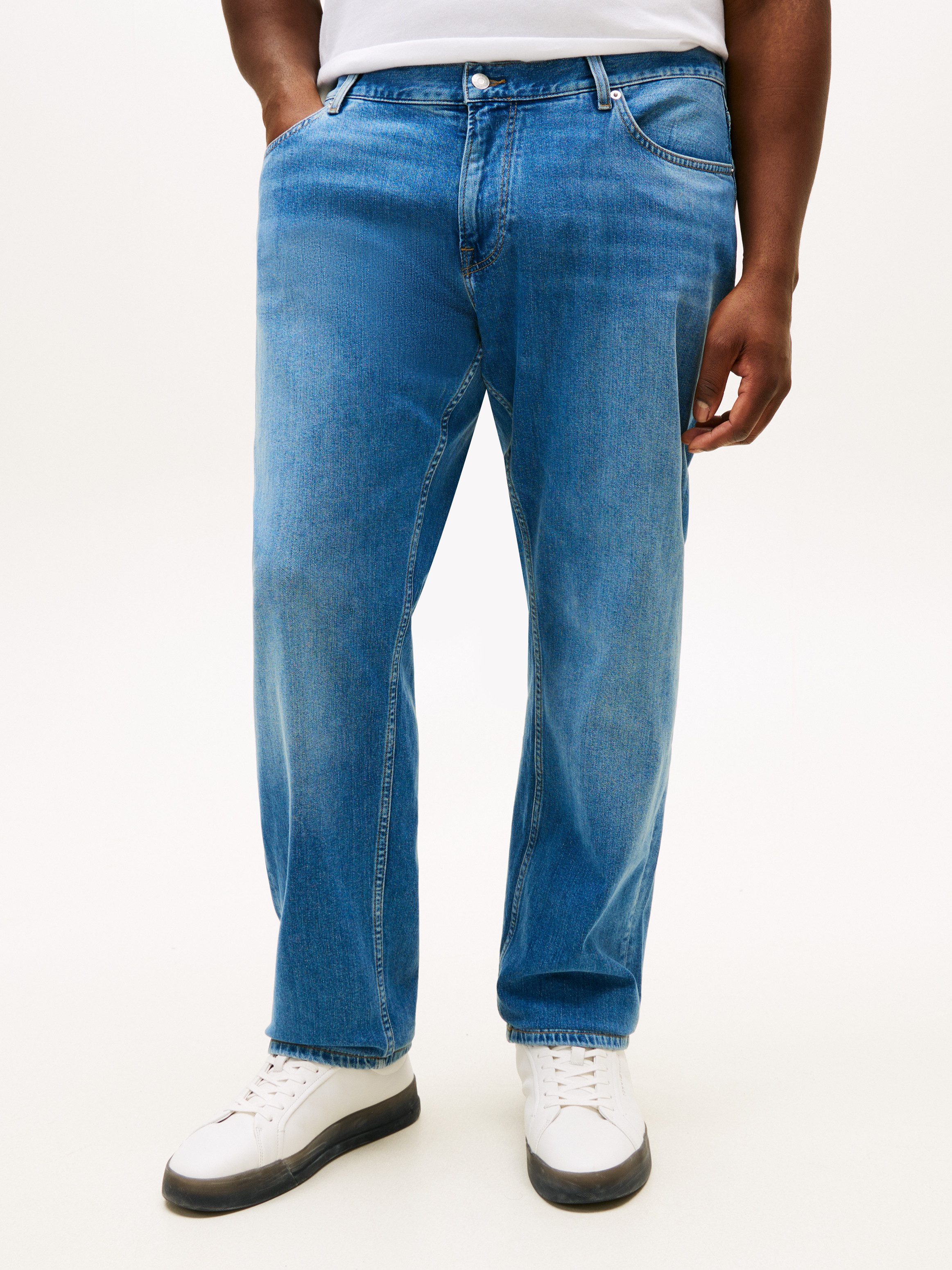 Tommy Hilfiger Big & Tall Gerade Jeans BT-MADISON mit Fade-Effekten, regular fit, gerades Bein, Große Größen