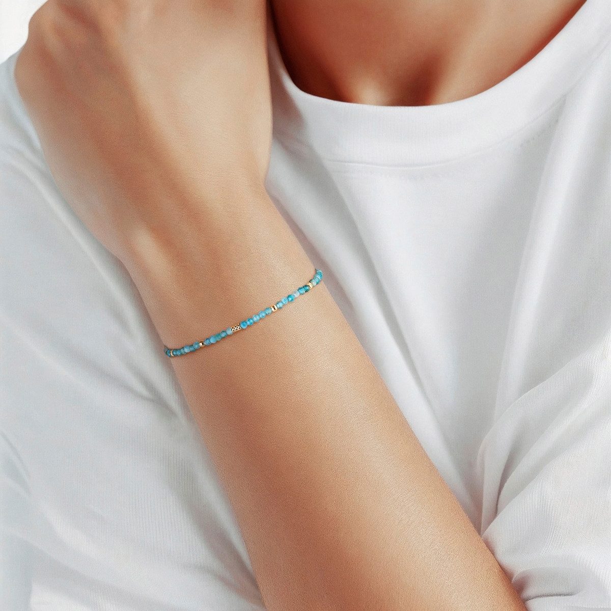 Glanzstücke München Armband gelbgold, mit Apatit günstig online kaufen