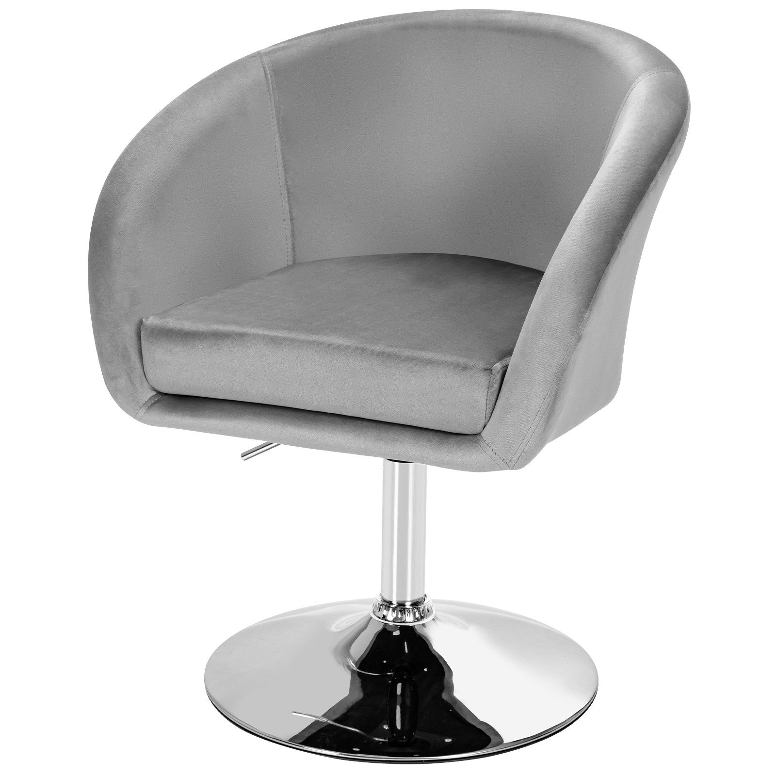 COSTWAY Polsterstuhl Akzentstuhl höhenverstellbar, 360° drehbar,bis 120kg günstig online kaufen