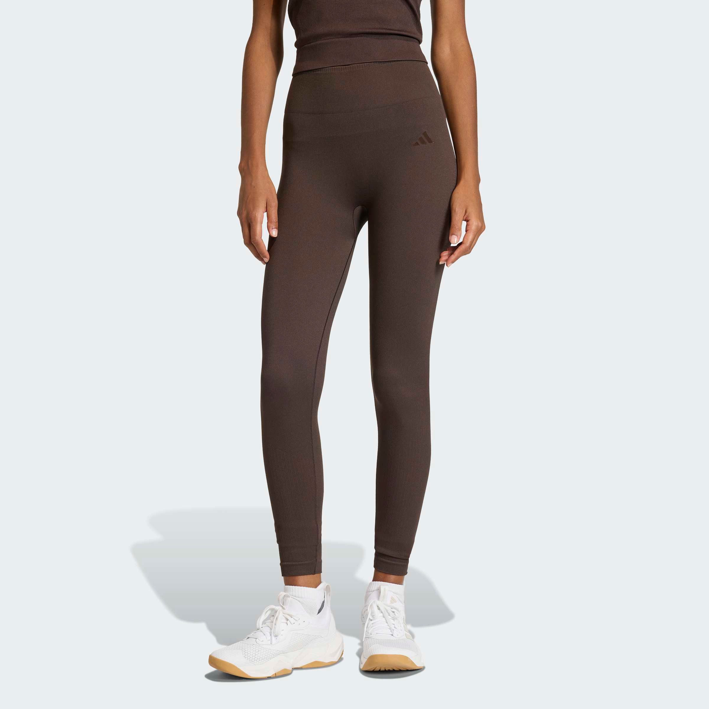 adidas Performance Trainingstights WE KNIT 1/1 L mit nahtlosem Strickmaterial, ohne Verschluss, stützende Passform. Reduzierter Preis € 36,99. Unverbindliche Preisempfehlung € 45,00