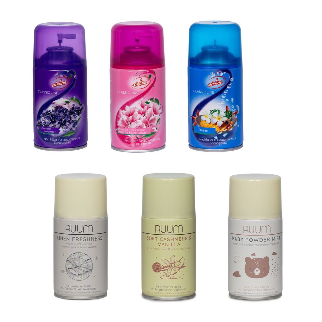 laro Raumduft Ruum/Airline Mix Stk, 250ml, Klare Brise Düfte (6-St)