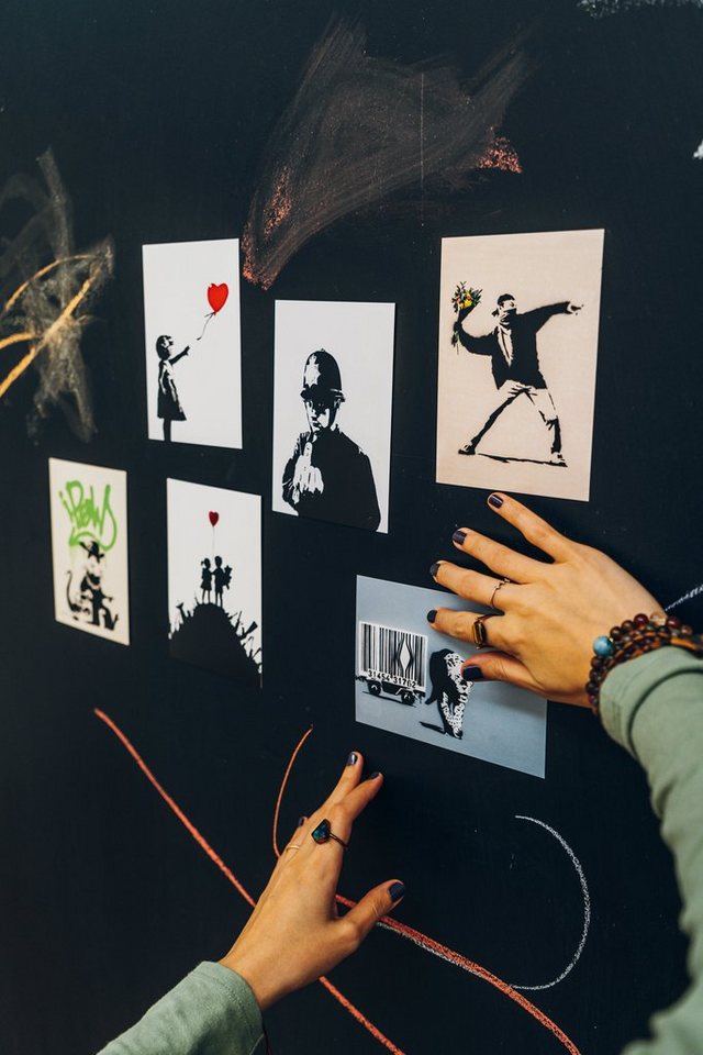 Thumbnail - AvantgART Postkarte Set 6er, Banksy Kunstdruck, Kunstkarten von Banksy