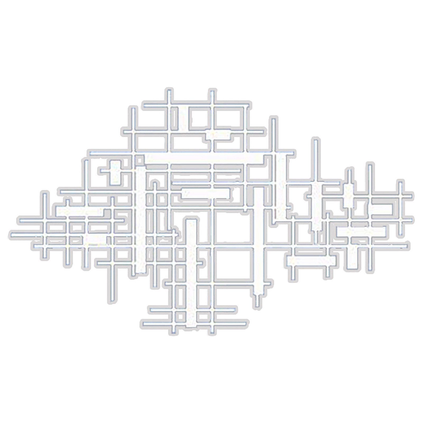 Jumpeak Wanddekoobjekt Ausgewählte Kunst, Stromlinienförmige Geometrie, günstig online kaufen