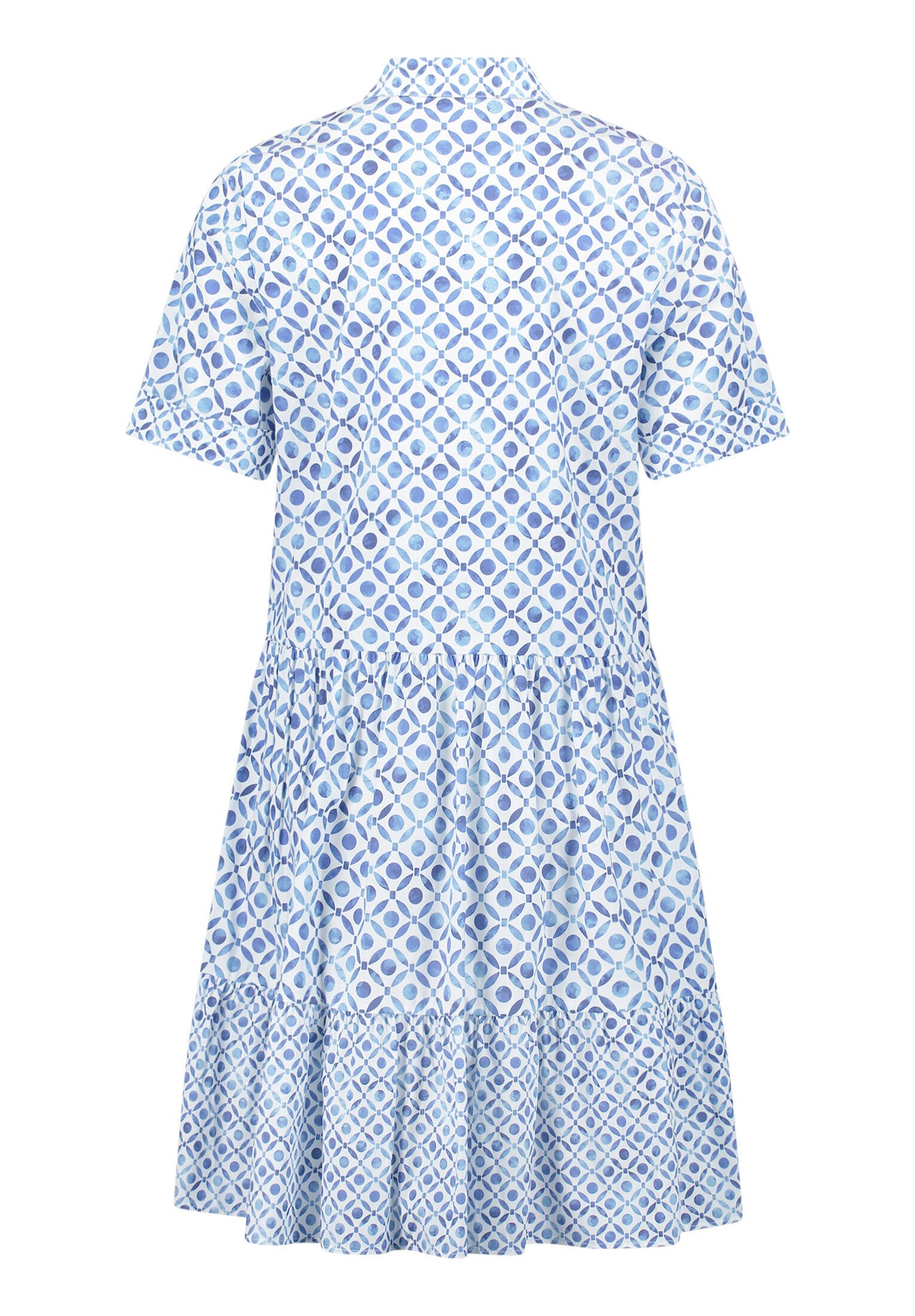 Cartoon Blusenkleid Damen mit Muster