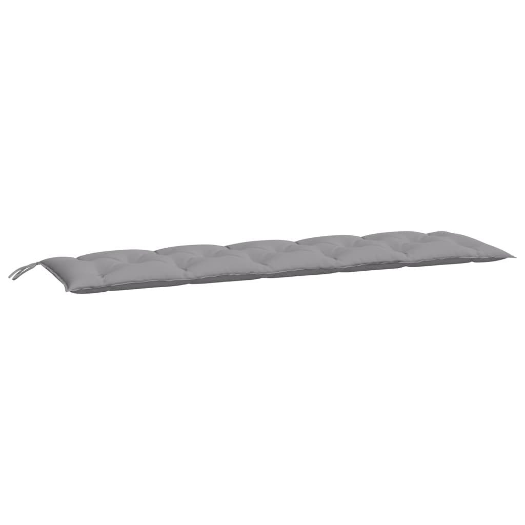 vidaXL Sitzauflage Gartenbank-Auflage Grau 180x50x7 cm günstig online kaufen