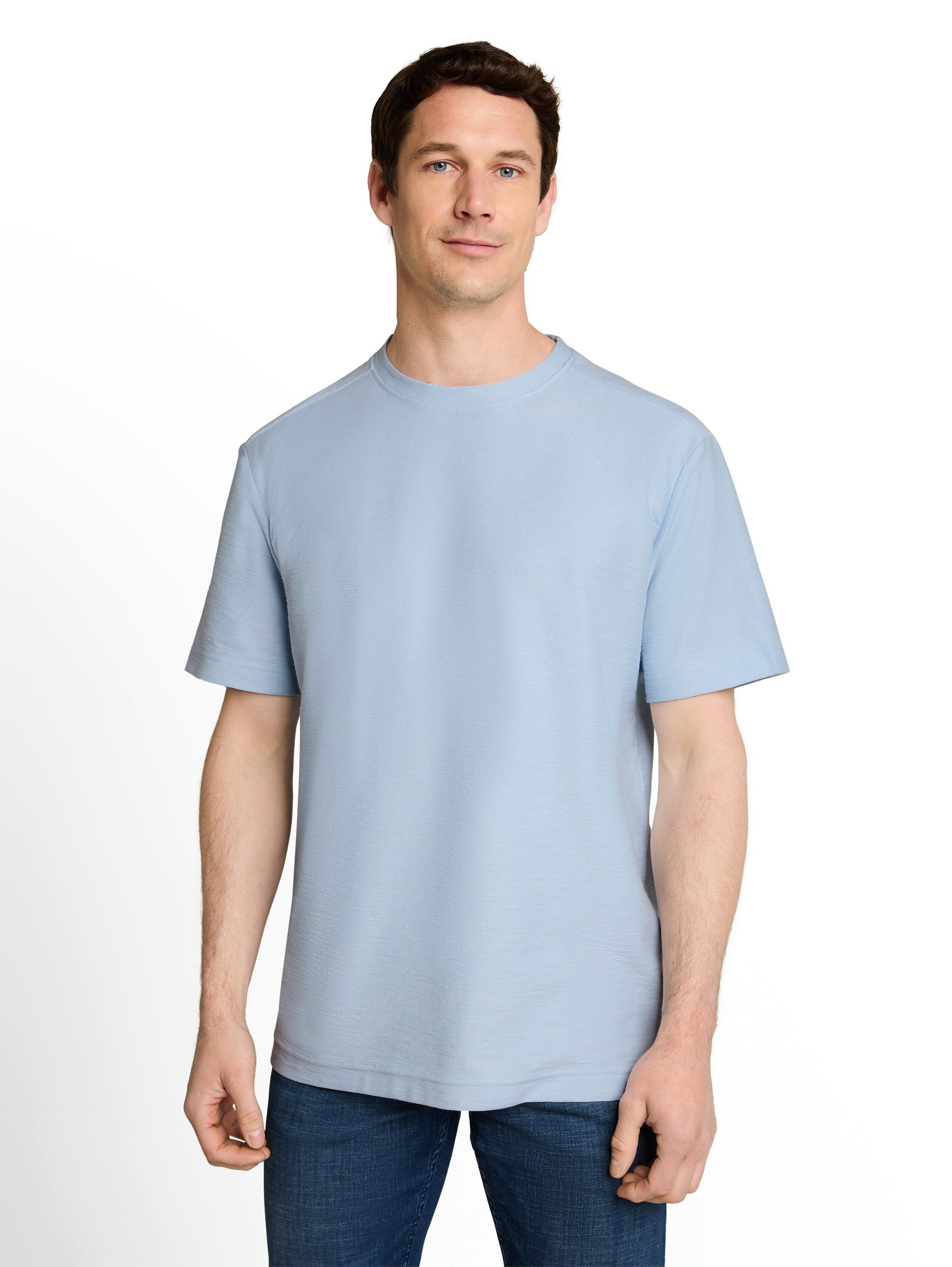 TOM TAILOR Kurzarmshirt unifarben