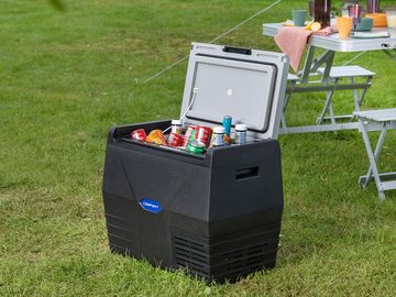 Campart Elektrische Kühlbox, 35 l, mit Strom große Kompressor Elektro Auto Box 12V & 220-240Volt Camping