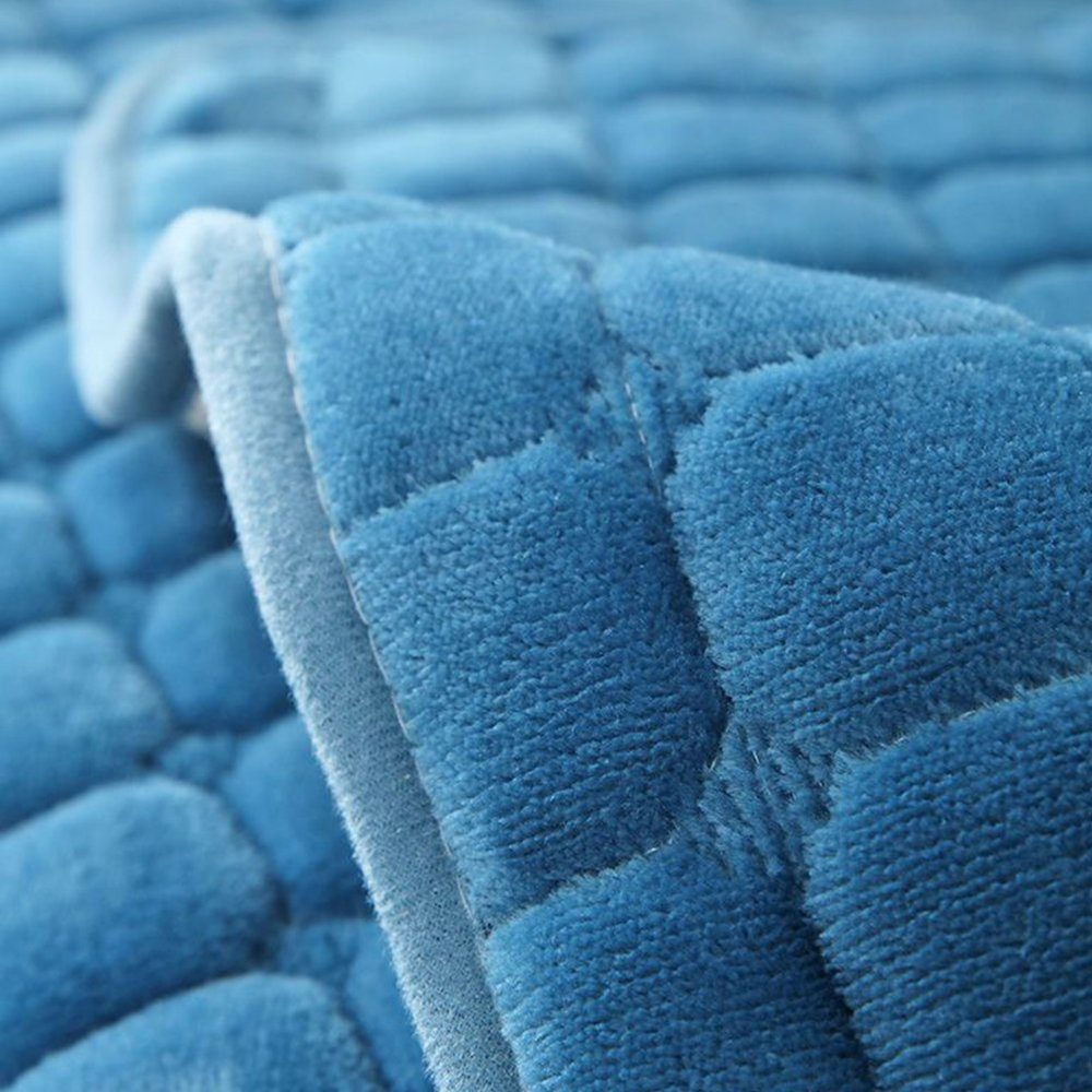 Sofa rutschfest Sofahusse Abdeckung überwurfdecke, Samt Sofabezug 110x210cm, FELIXLEO