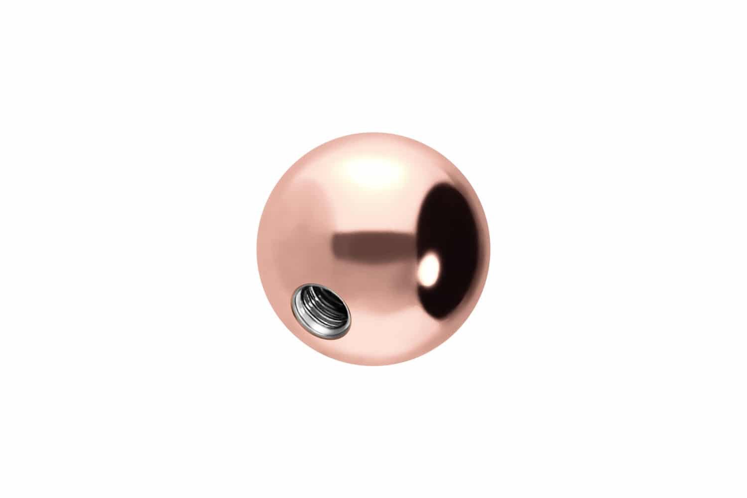 PIERCINGLINE Piercing-Set Chirurgenstahl Schraubkugel (Schraub-Aufsätze, 1-tlg)