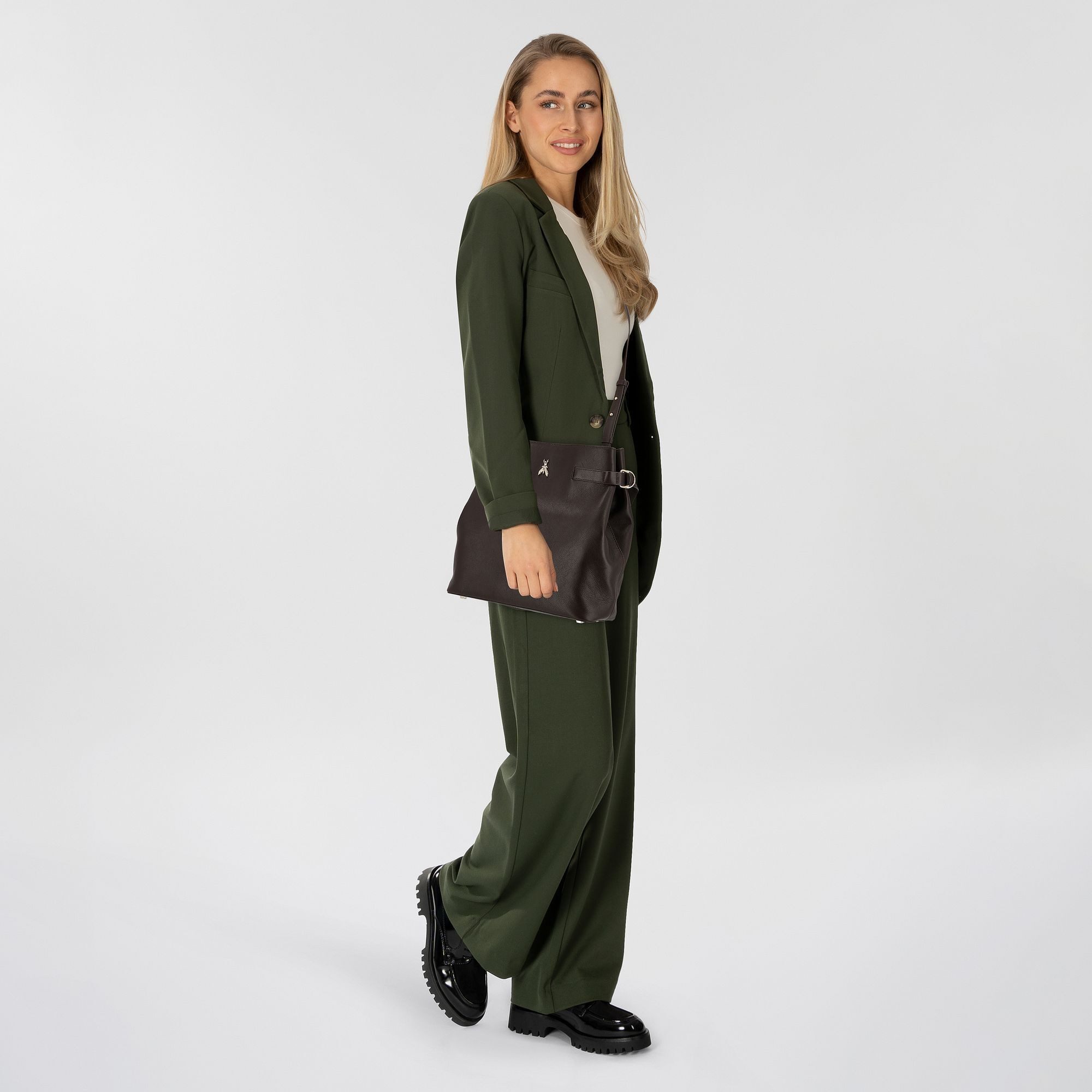 Patrizia Pepe Umhängetasche, Leder