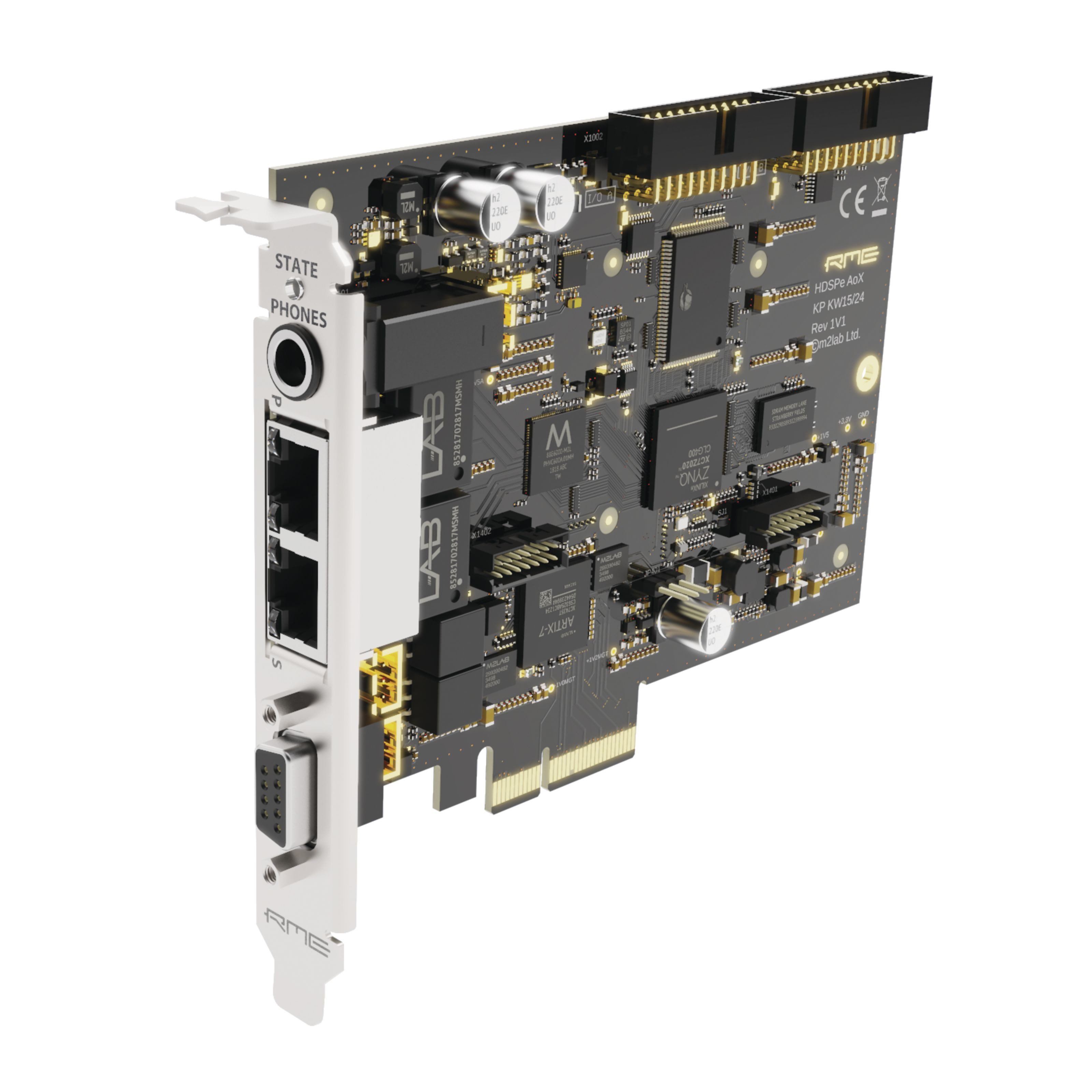 Audio-RME Digitales Aufnahmegerät (HDSPe AoX-D - PCIe Soundkarte)