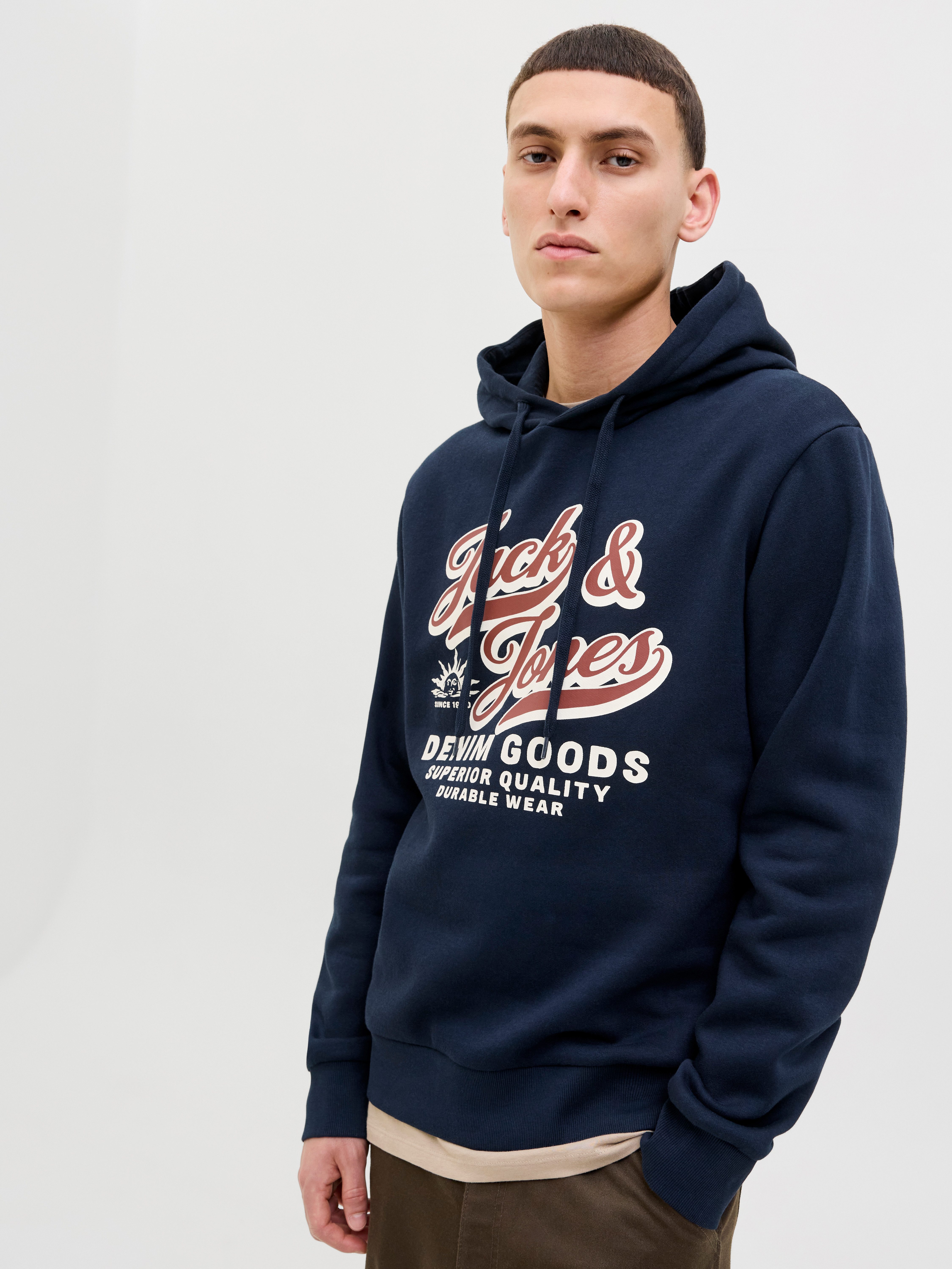 Jack & Jones Kapuzensweatshirt JJELOGO SWEAT günstig online kaufen