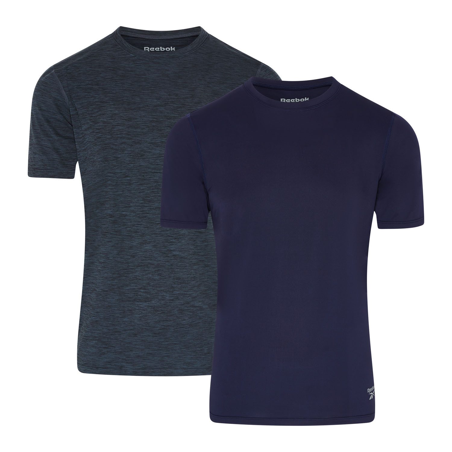 Reebok Unterhemd "Clancy" (2er Pack) Kurzarm, mit Logo, basic, atmungsaktiv, bequem, Rundhalsausschnitt