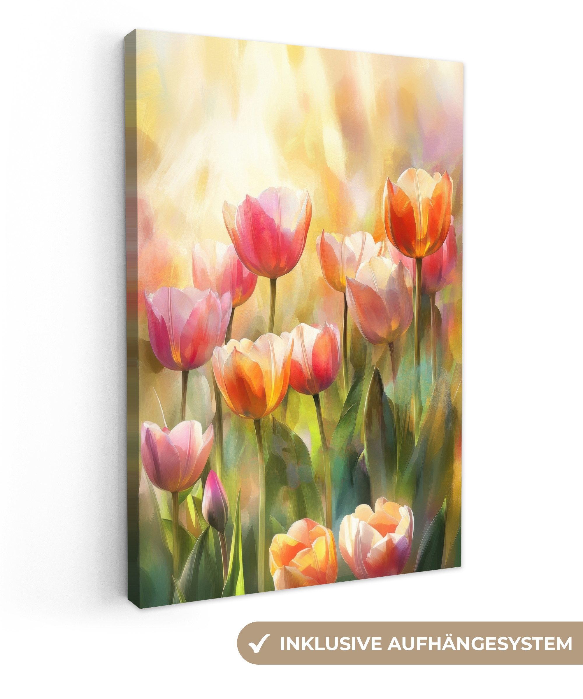 OneMillionCanvasses® Leinwandbild Tulpen - Märchenhaft - günstig online kaufen
