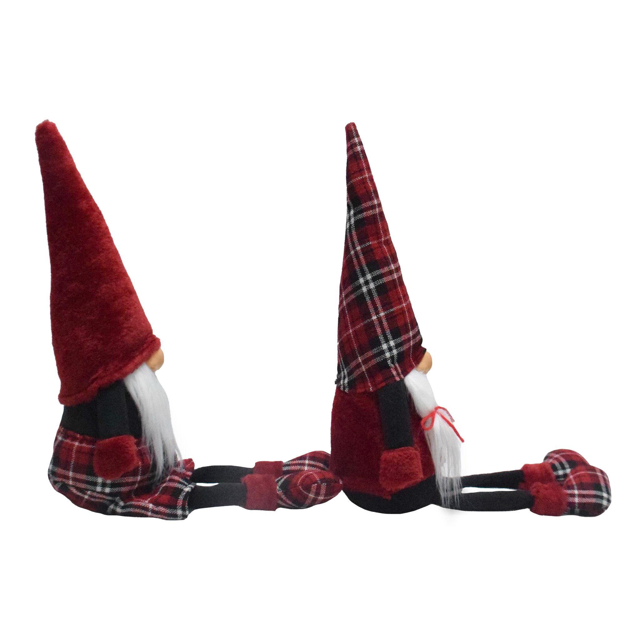 Lemodo Wichtel Kantenhocker 2er Set, Weihnachtsdeko