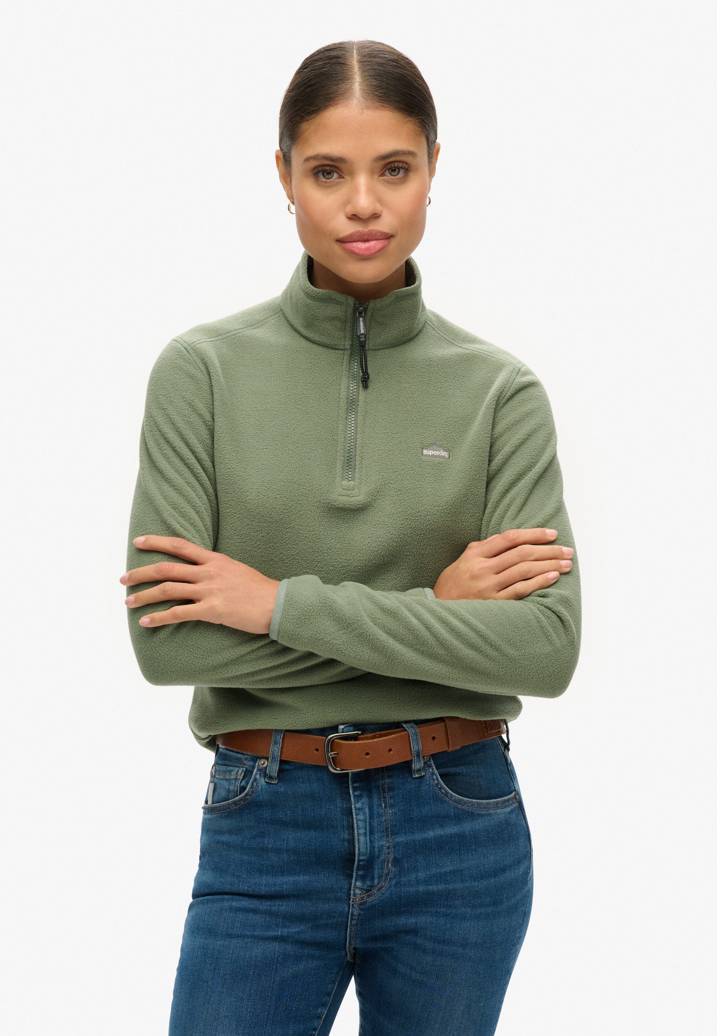 Superdry Fleecepullover POLAR FLEECE HALF ZIP günstig online kaufen