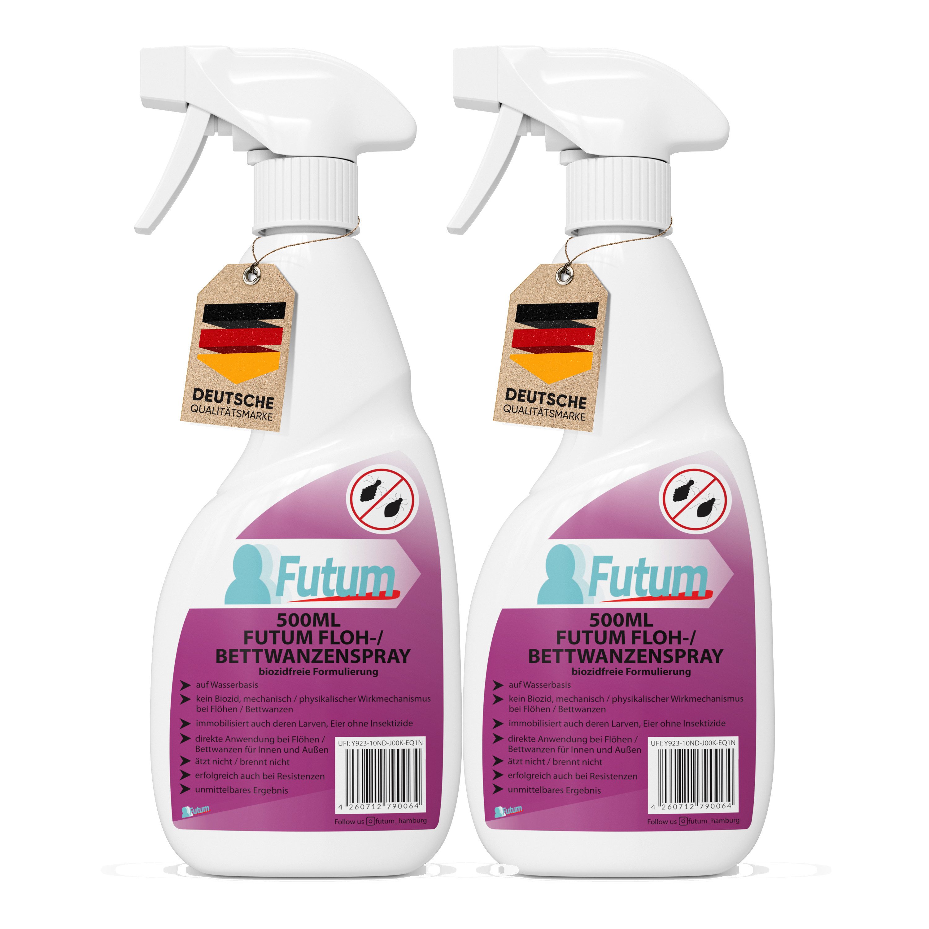 Insektenspray Anti-Bettwanzen-Spray Floh-Mittel Ungeziefer-Spray