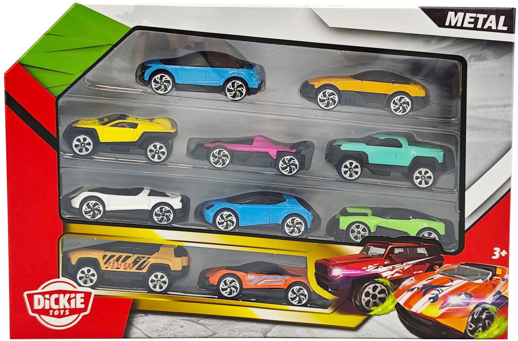 Dickie Toys Spielzeug-Auto Spielfahrzeug Go Action / Play Die-cast Vehicles günstig online kaufen