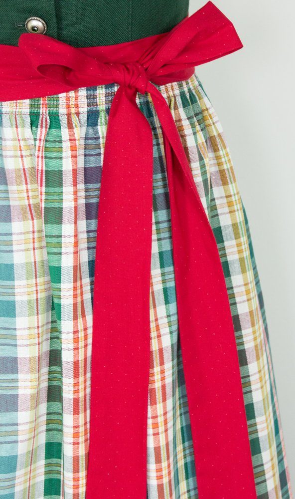 Trachtenland Dirndl Dirndl Amanda - Grün Schwarz 95cm Gr. 38