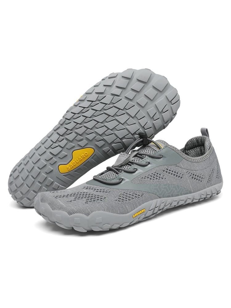 SAGUARO Smart I (flexible Sohle, breite Zehenbox) grau Barfußschuh