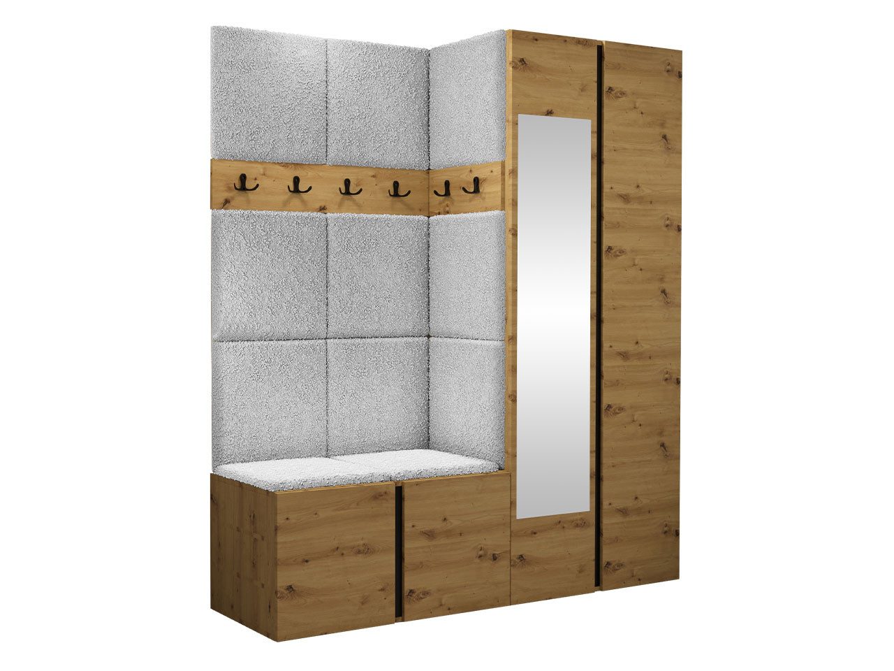 MIRJAN24 Garderoben-Set Orion XII, (Komplett-Set, Schrank, günstig online kaufen
