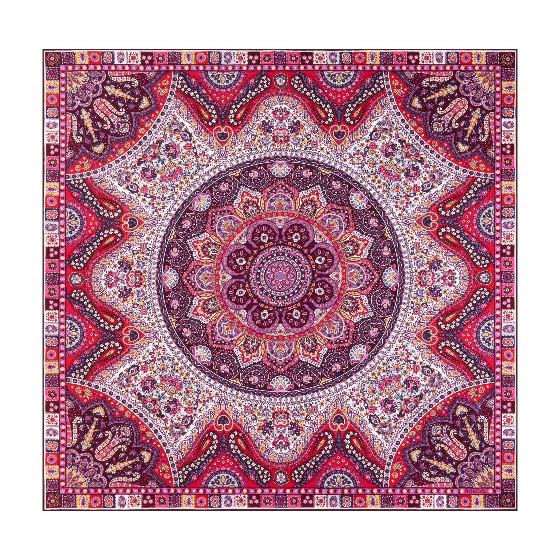 Roeckl Halstuch SMALL CIRCULAR PAISLEY, Weiches Kaschmirtuch