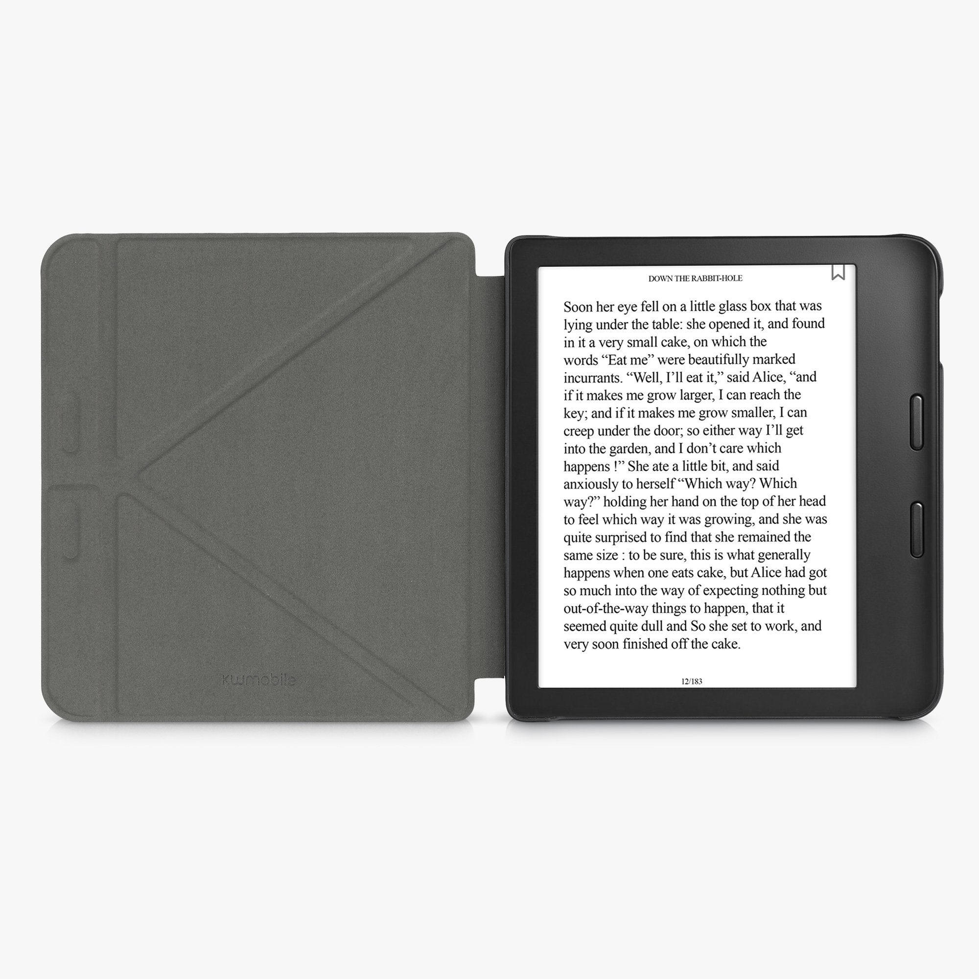 kwmobile E-Reader-Hülle Schutzhülle für Tolino Vision 6 Hülle, Kunstleder Case - eReader Klapphülle mit Auto Sleep Funktion – Bild 4 von 5