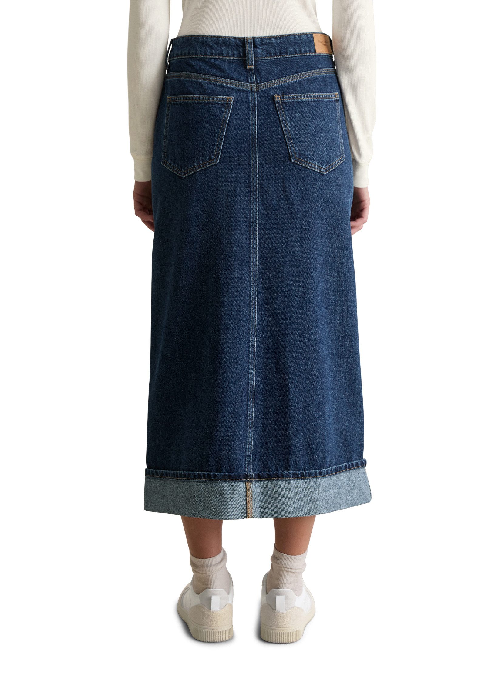 Marc O'Polo DENIM Jeansrock aus Rigid Denim ohne Elasthan
