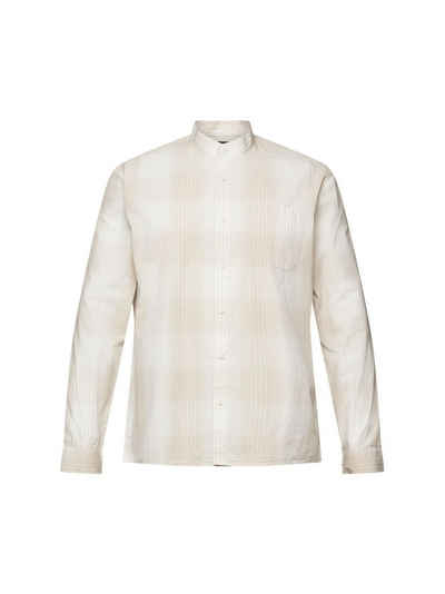 Esprit Collection Businesshemd Hemd im Ombré-Design mit Stehkragen