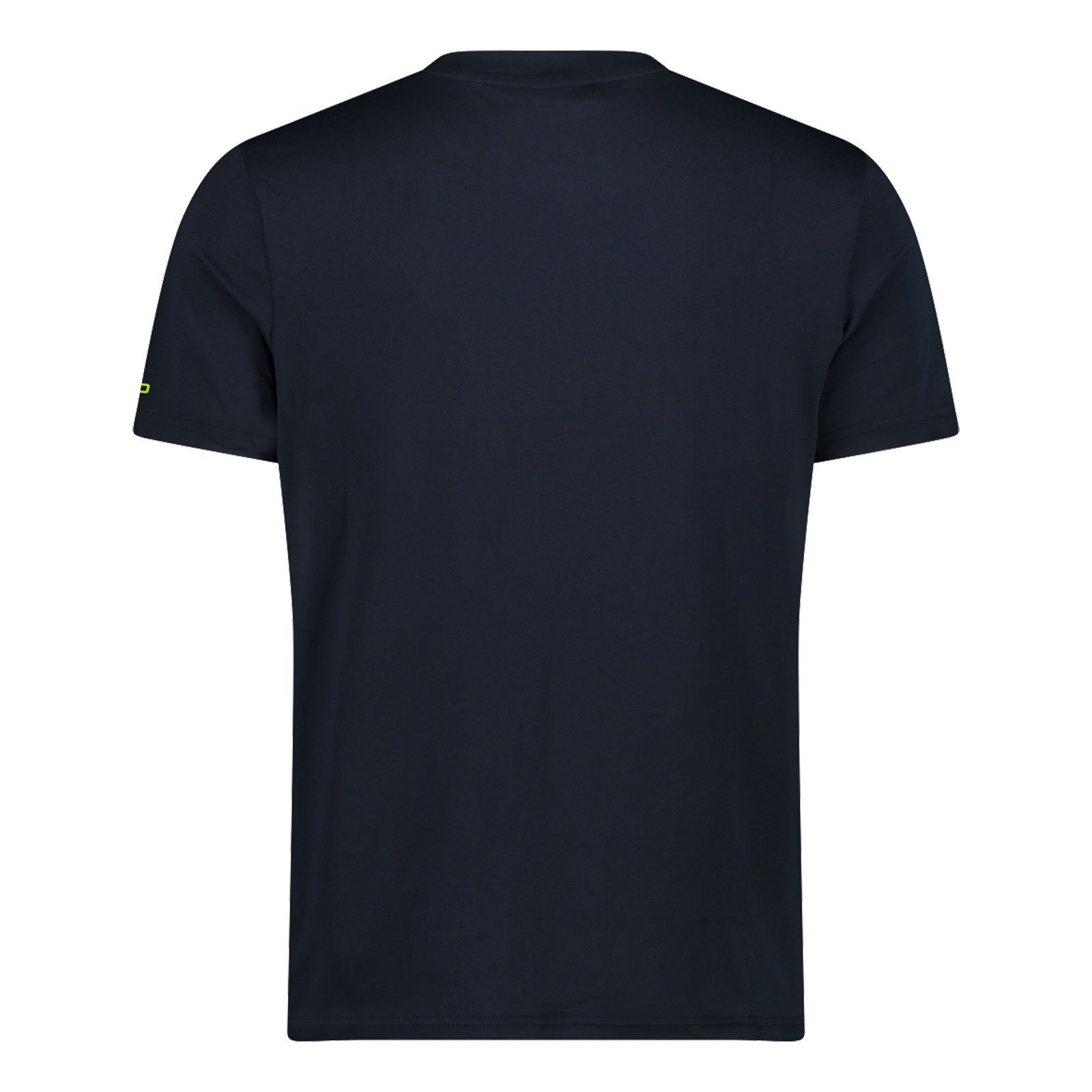 CMP Funktionsshirt 01NN blue UV-Schutz mit / Man T-Shirt limegreen black