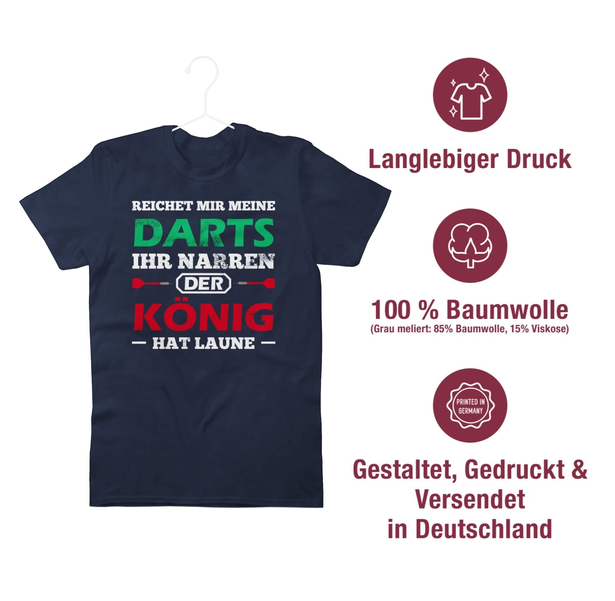 Herren Shirts Shirtracer T-Shirt Dart Spruch - Sport Zubehör - Herren Premium T-Shirt Wandern, Football und Co.