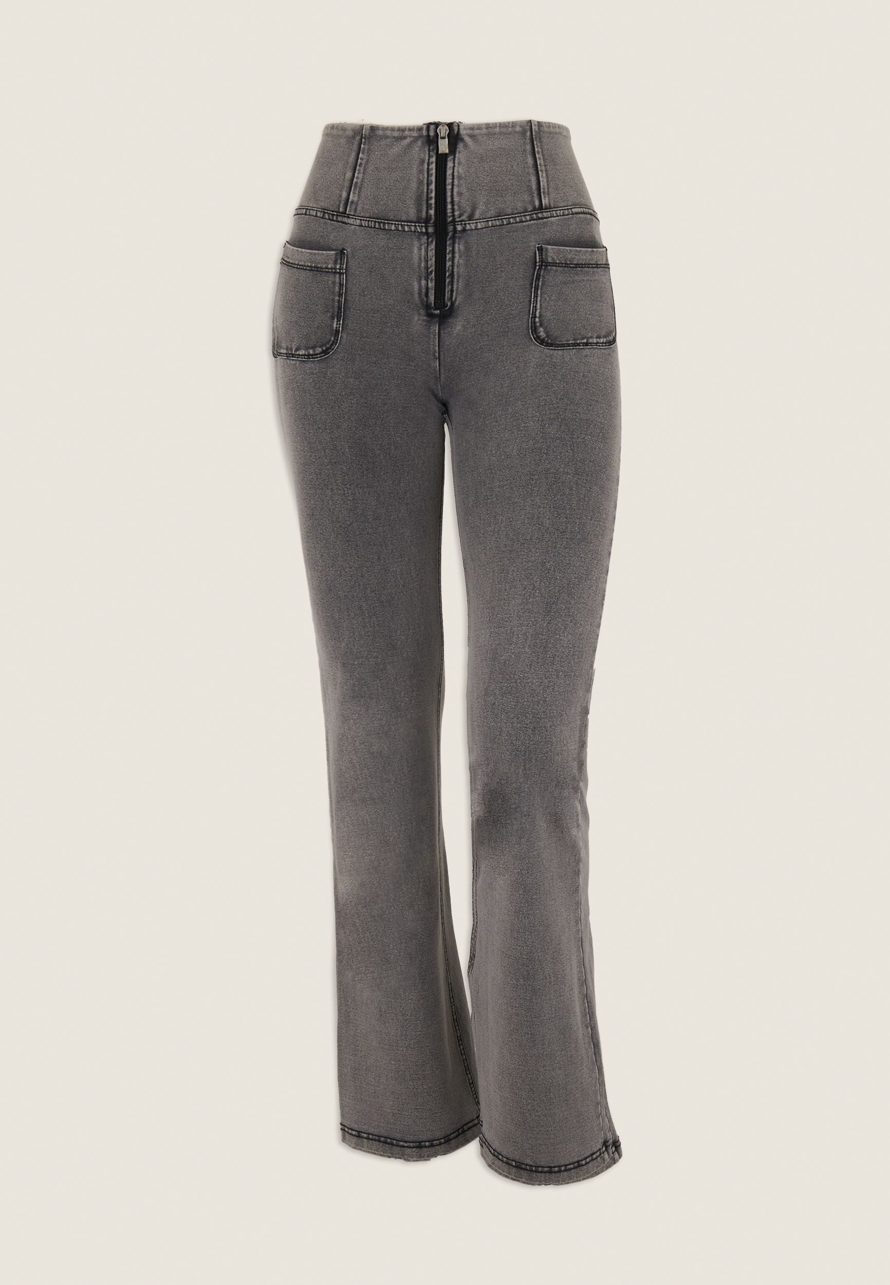 Freddy Jeggings Freddy WR.UP Jeggings High Waist Bootcut grau