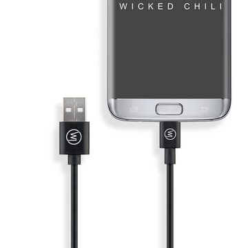 Wicked Chili MicroUSB Kabel für Amazon Kindle, Fire, Paperwhite Gaming-Controllerkabel, MicroUSB, USB-A (100 cm), Extra Lang, mit Knickschutz, Play & Charge Gaming-Controllerkabel, Uni