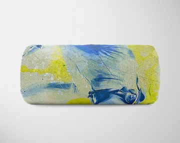 Sinus Art Handtücher SplashArt Sport Handtuch Strandhandtuch Saunatuch Kuscheldecke Kunstvoll Radsport IV Spor, Baumwolle-Polyester-Mix (1-St), Handtuch