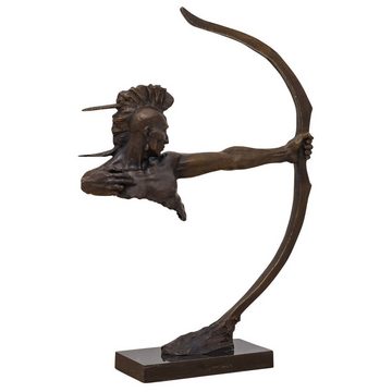 Aubaho Skulptur Bronzeskulptur Bronzefigur Dekoration Moderne Skulptur Antik-Stil