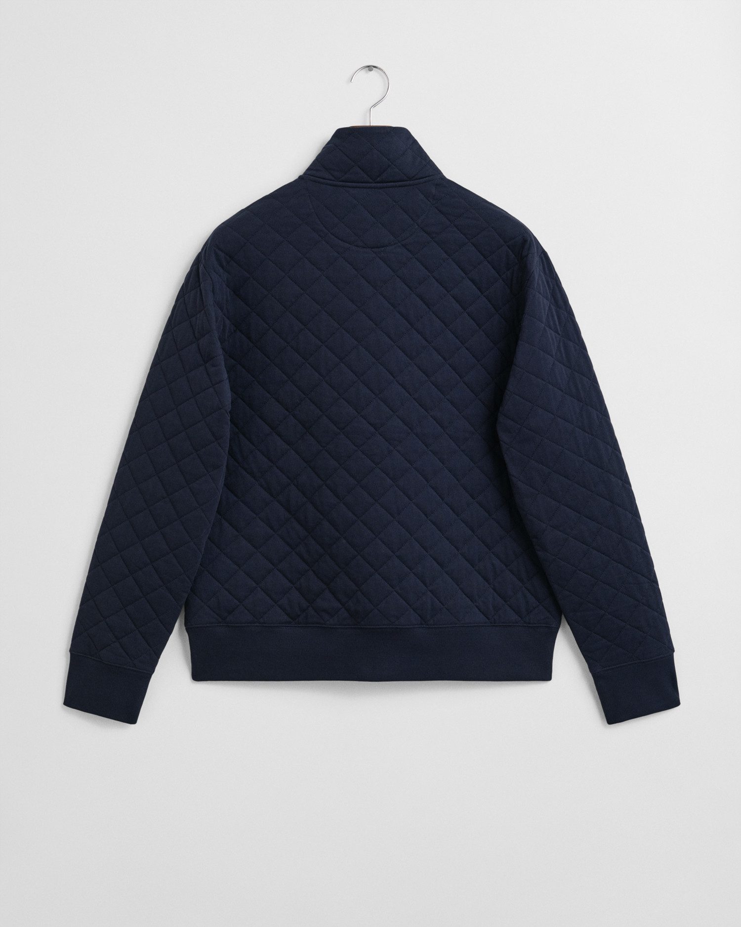 Gant Sweatjacke QUILTED CORD COLLAR FULL ZIP Mit Rundhalsausschnitt günstig online kaufen