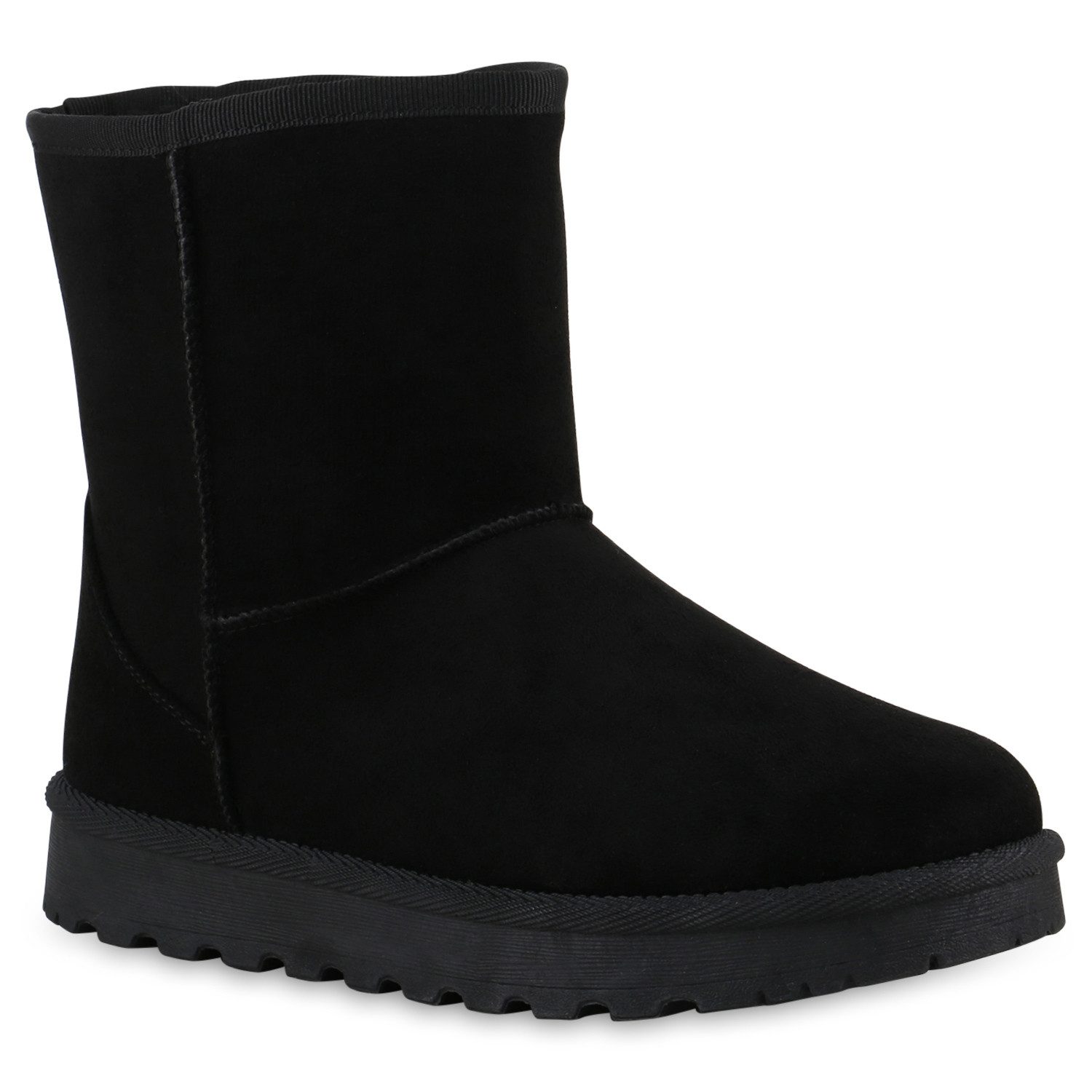 VAN HILL Damen Warm Gefütterte Winter Boots Stiefeletten Bequeme Schuhe 841490 Winterstiefelette Damen Warm Gefütterte Winter Boots Stiefeletten Bequeme