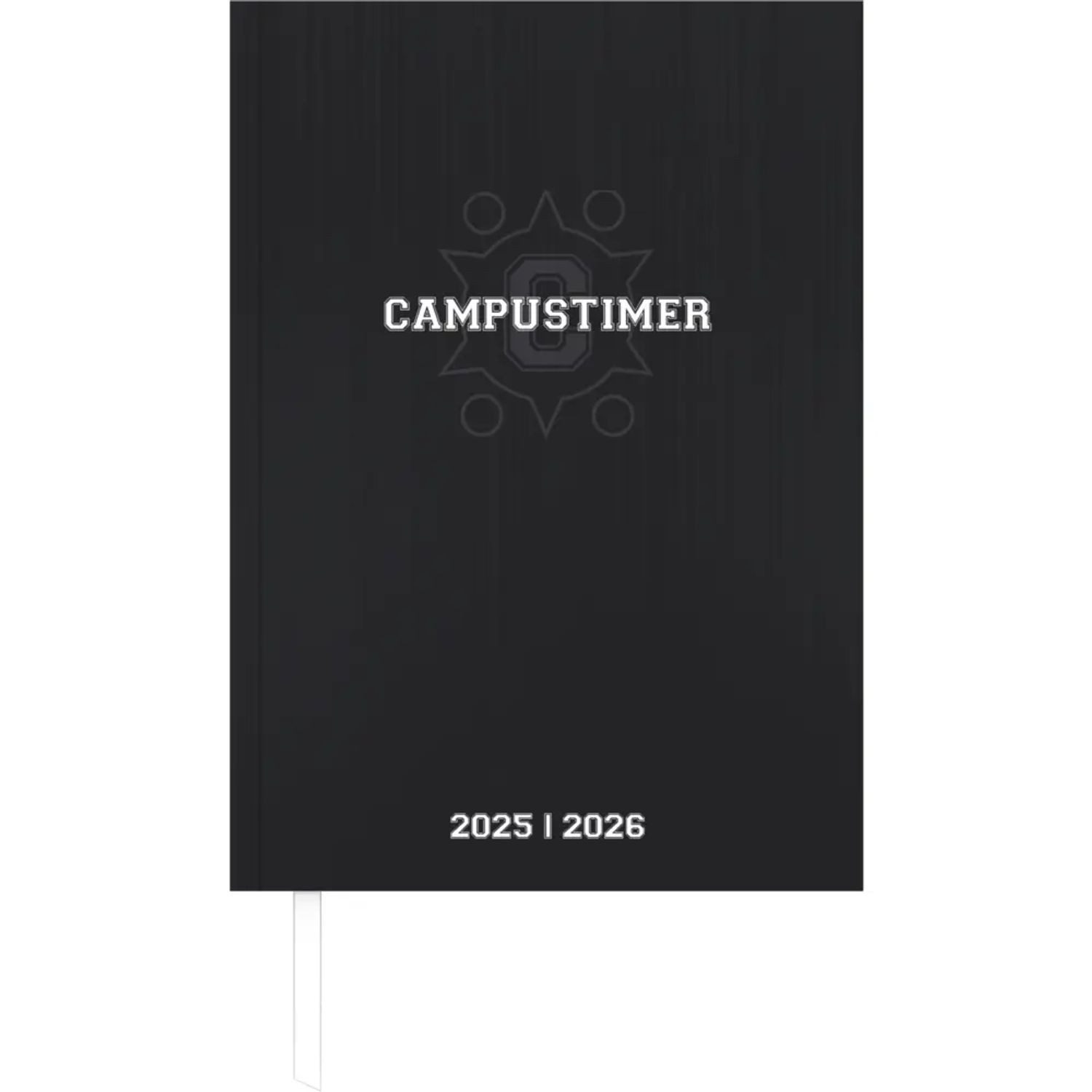 Alpha Edition Lehrerkalender Alpha Edition - Campustimer Black 2025/2026 - Semesterplaner A5...