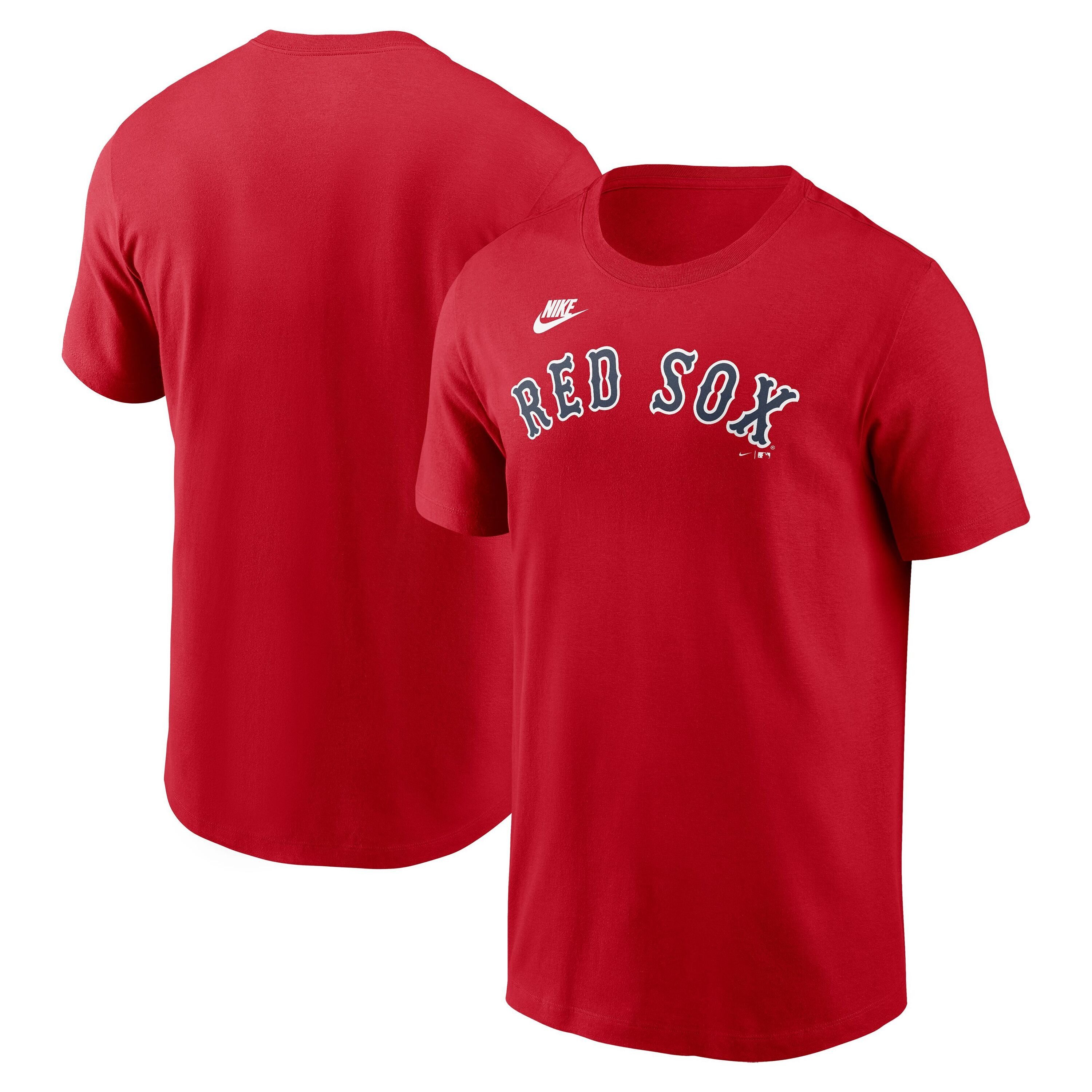 Nike T-Shirt Nike Shirt Boston Red Sox Nike Cooperstown Wordmark