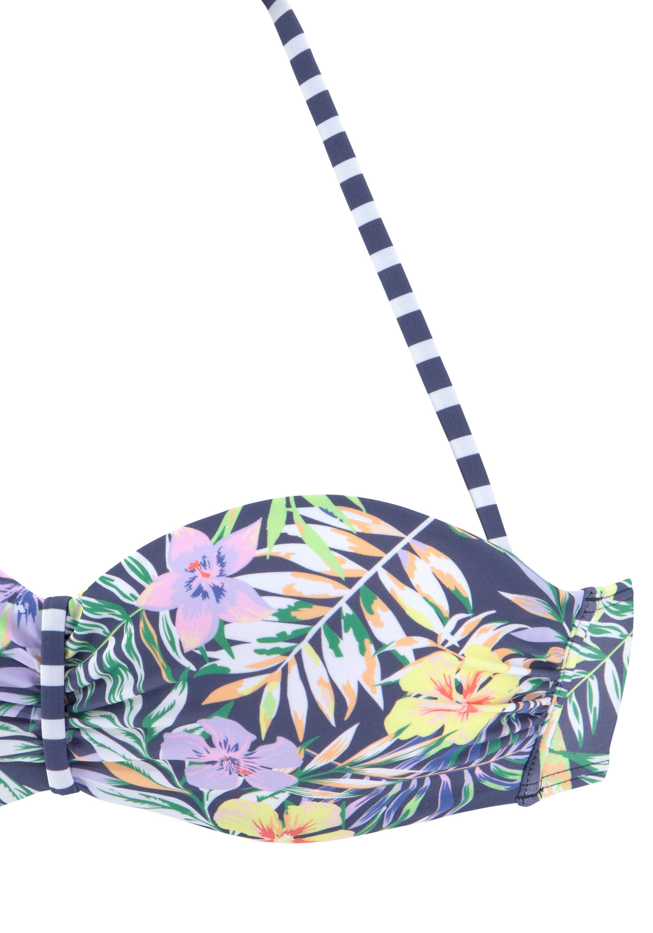 Venice Beach Bandeau-Bikini-Top Summer, mit geraffter Mitte günstig online kaufen