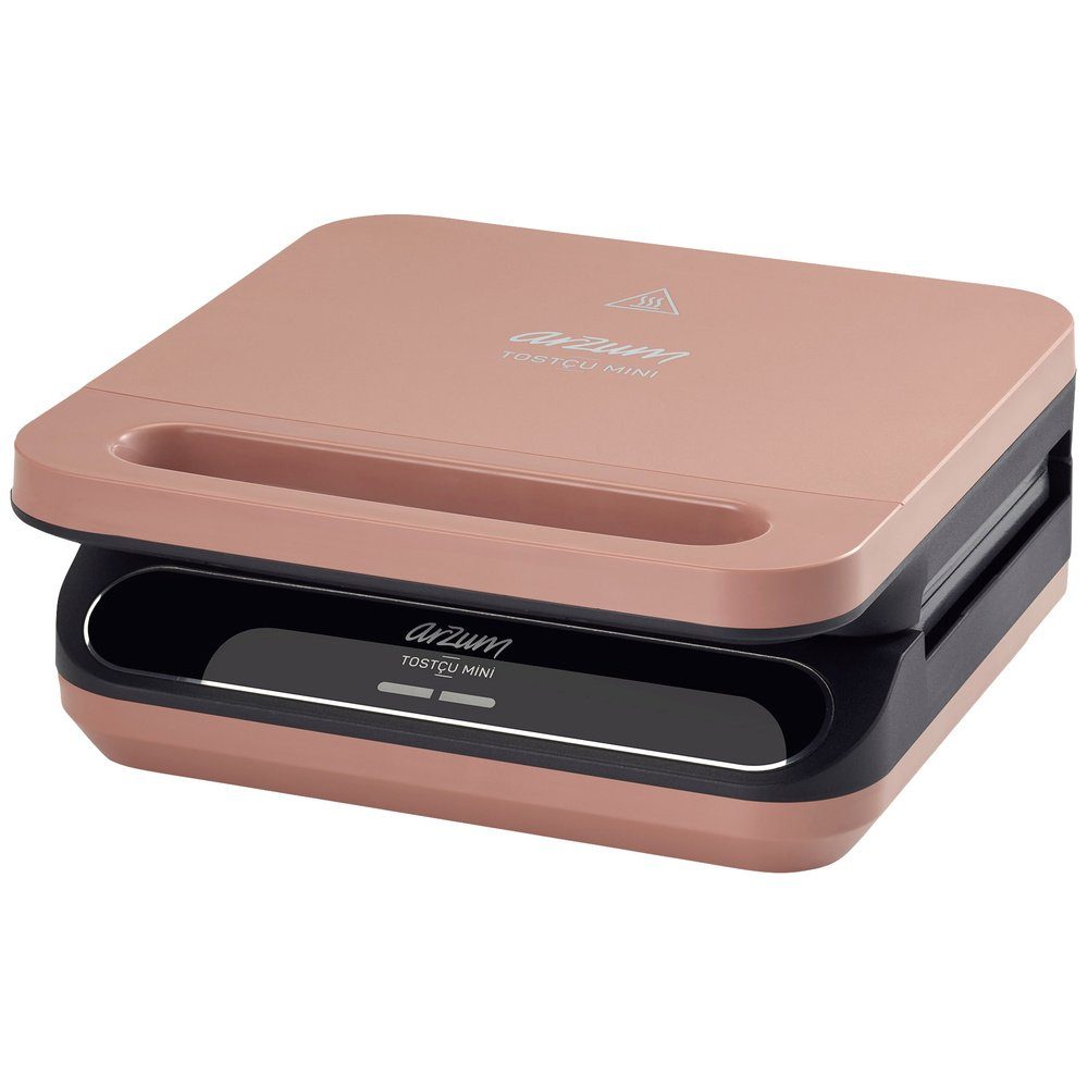 Arzum Sandwichmaker arzum AR2052- AG Sandwichmaker Antihaftbeschichtung Hellrot, 750.00 W