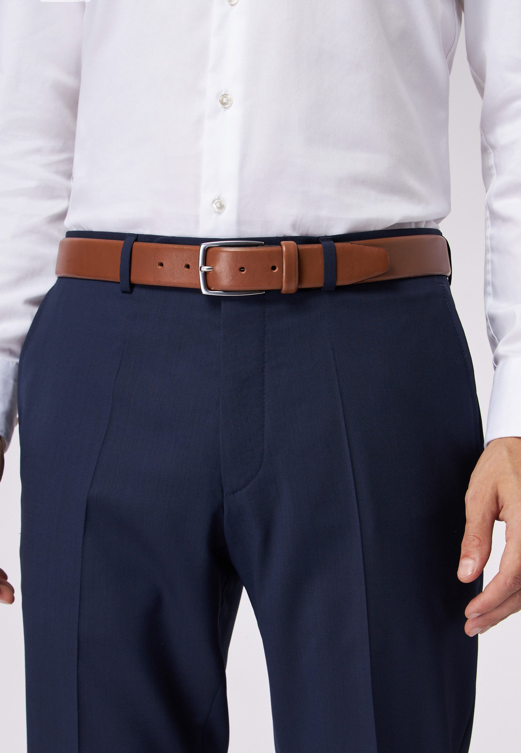 Roy Robson Ledergürtel Eleganter Business Ledergürtel günstig online kaufen