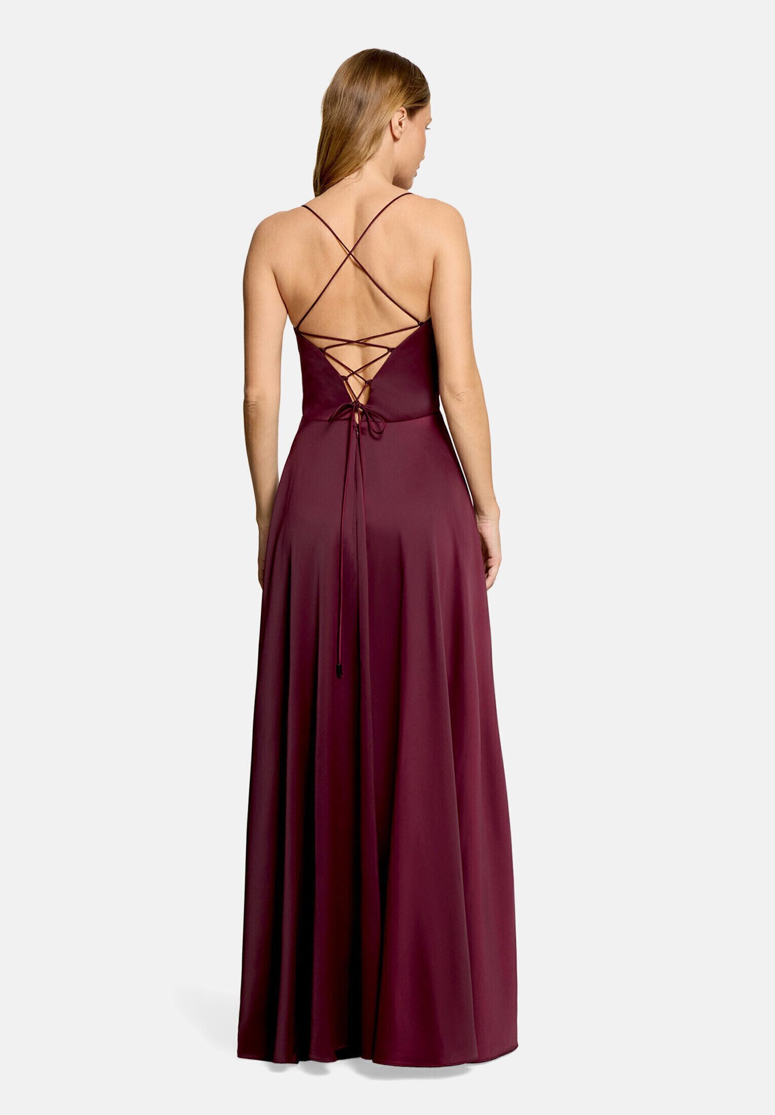 Vera Mont Abendkleid Damen mit Wasserfallausschnitt Material