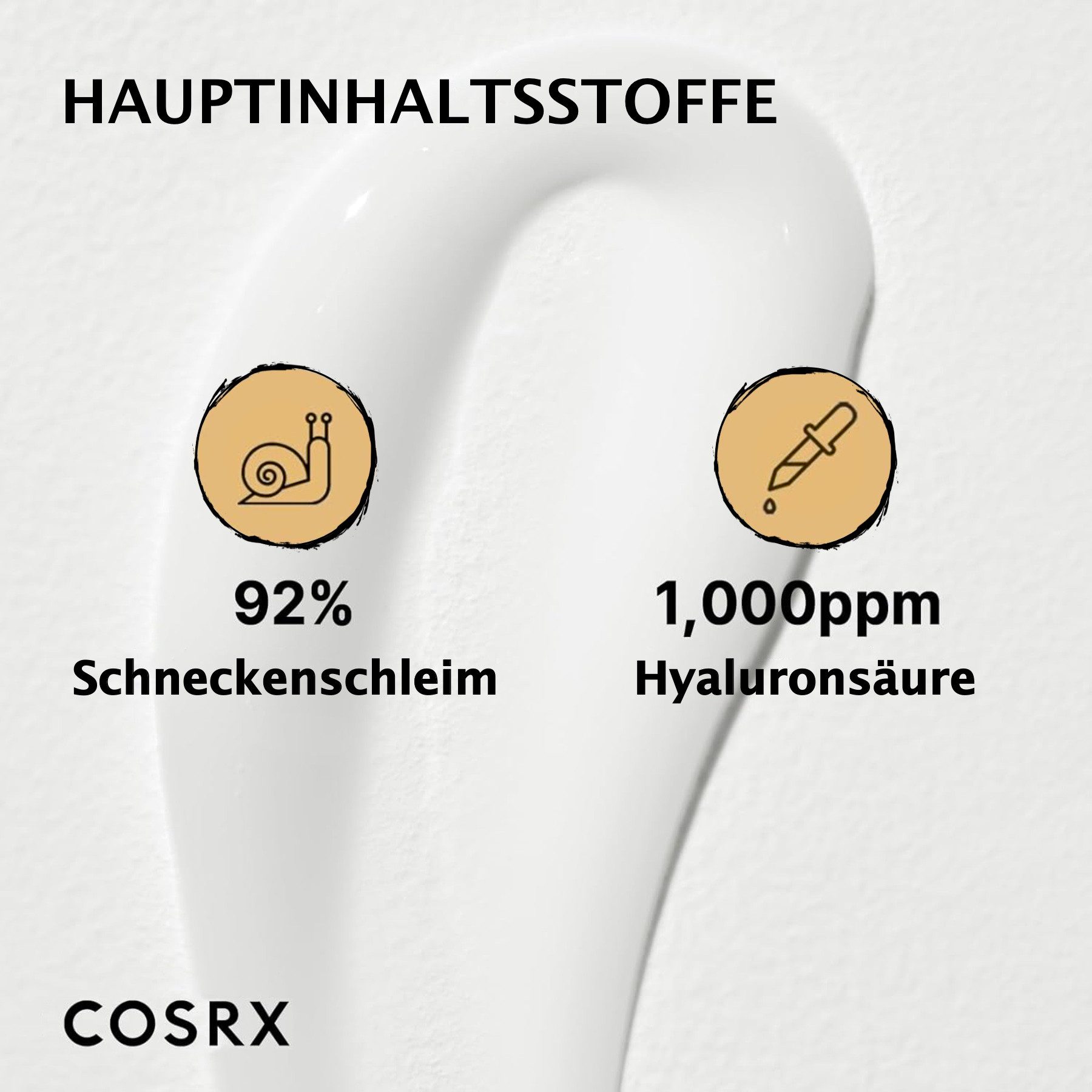 Cosrx Anti-Aging-Creme Advanced Snail 92 All In One Cream Anti Falten Schneckenschleim, 1-tlg., Feuchtigkeitscreme, Rötung, Straffung, Stresslinderung
