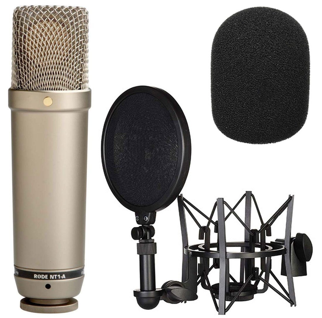 RODE Microphones Mikrofon Rode NT1-A Mikrofon Set mit WS2 Windschutz