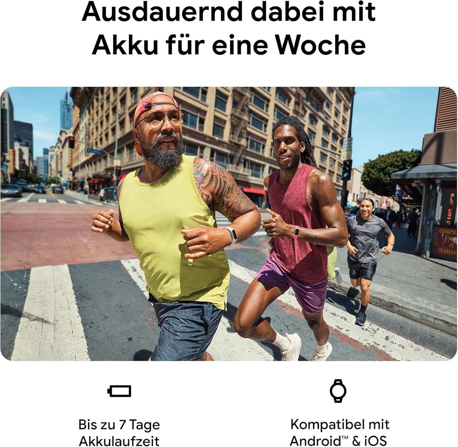 fitbit Fitness-Tracker Charge 6, Fitness Tracker, EKG-Messung, GPS, OLED, wasserdicht