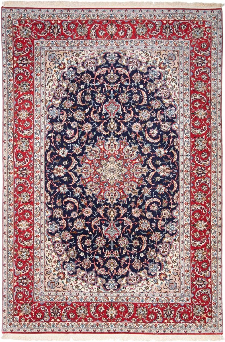 Nain Seidenkette Isfahan 6 Orientteppich Höhe: mm Orientteppich, rechteckig, Handgeknüpfter Trading, 201x307