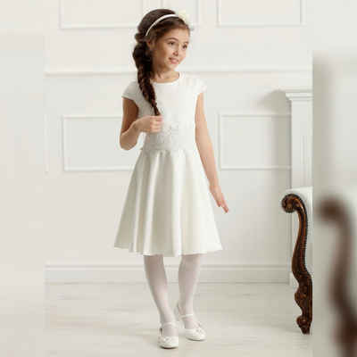 Dalary Partykleid Blumenmädchenkleid Kommunionkleid Dalary DK-107 Ivory