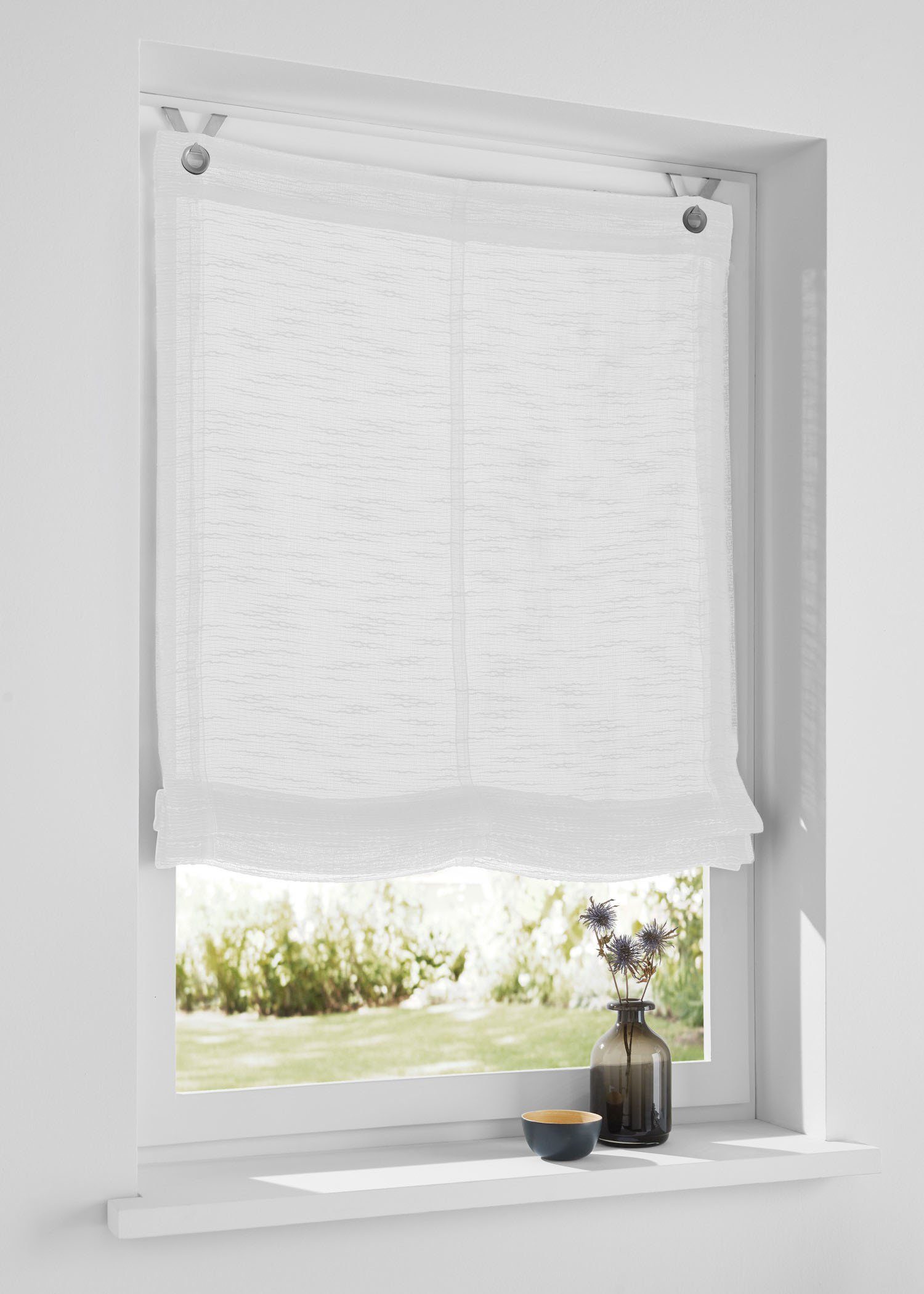 Kutti Raffrollo Celtic, mit Hakenaufhängung, freihängend, halbtransparent, günstig online kaufen